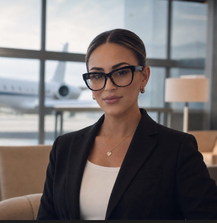 Brittani, founder of JetBridge Aviation